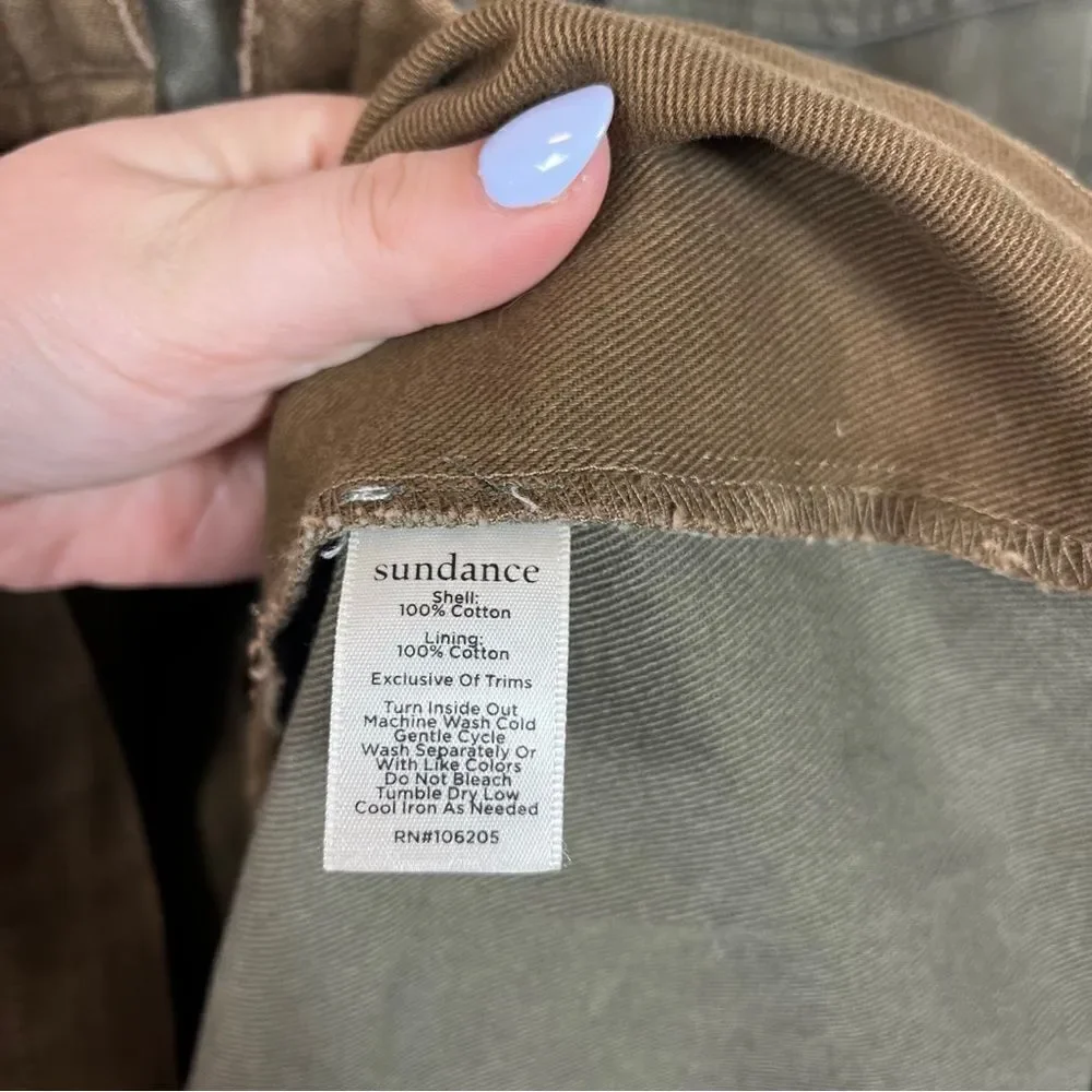 Sundance utility coat jacket | size L